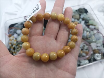 天然A貨黃翡手鏈
